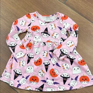 The Children’s Place, Adorable Pink Halloween Cat Dress for Kids, 3T